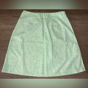 Billabong Green Tropic Sun 100% Cotton Miniskirt Size 24/0